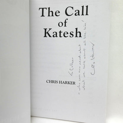 THE CALL OF KATESH, by Chris Harker (1st Ed. SIGNED)