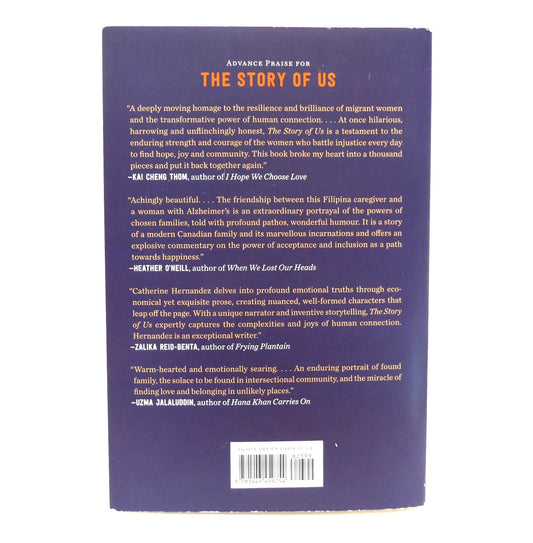 THE STORY OF US, A Novel by Catherine Hernandez (1st Ed. SIGNED)