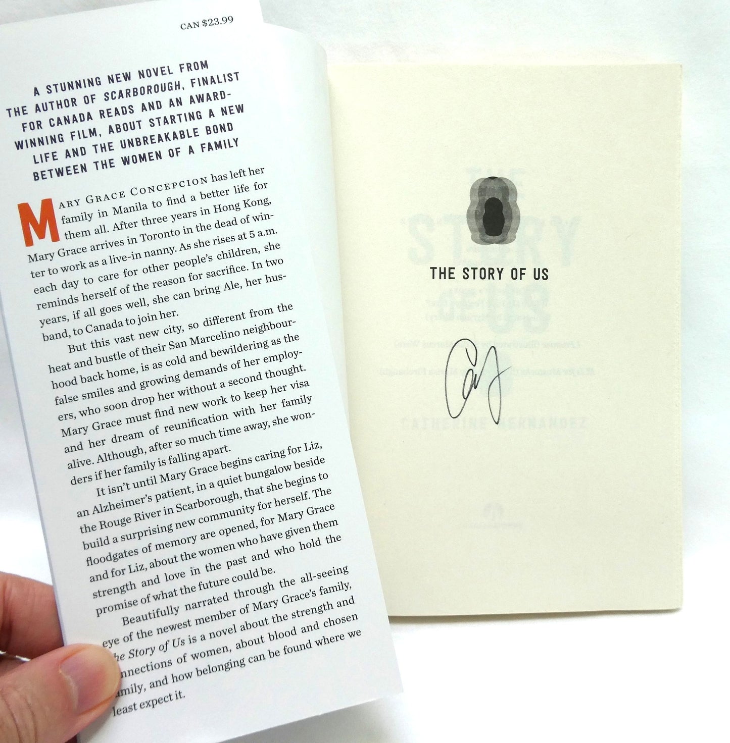 THE STORY OF US, A Novel by Catherine Hernandez (1st Ed. SIGNED)