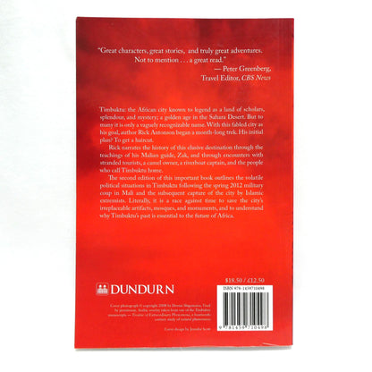 TO TIMBUKTU FOR A HAIRCUT, A Journey Through West Africa, by Rick Antonson (1st Ed. SIGNED)