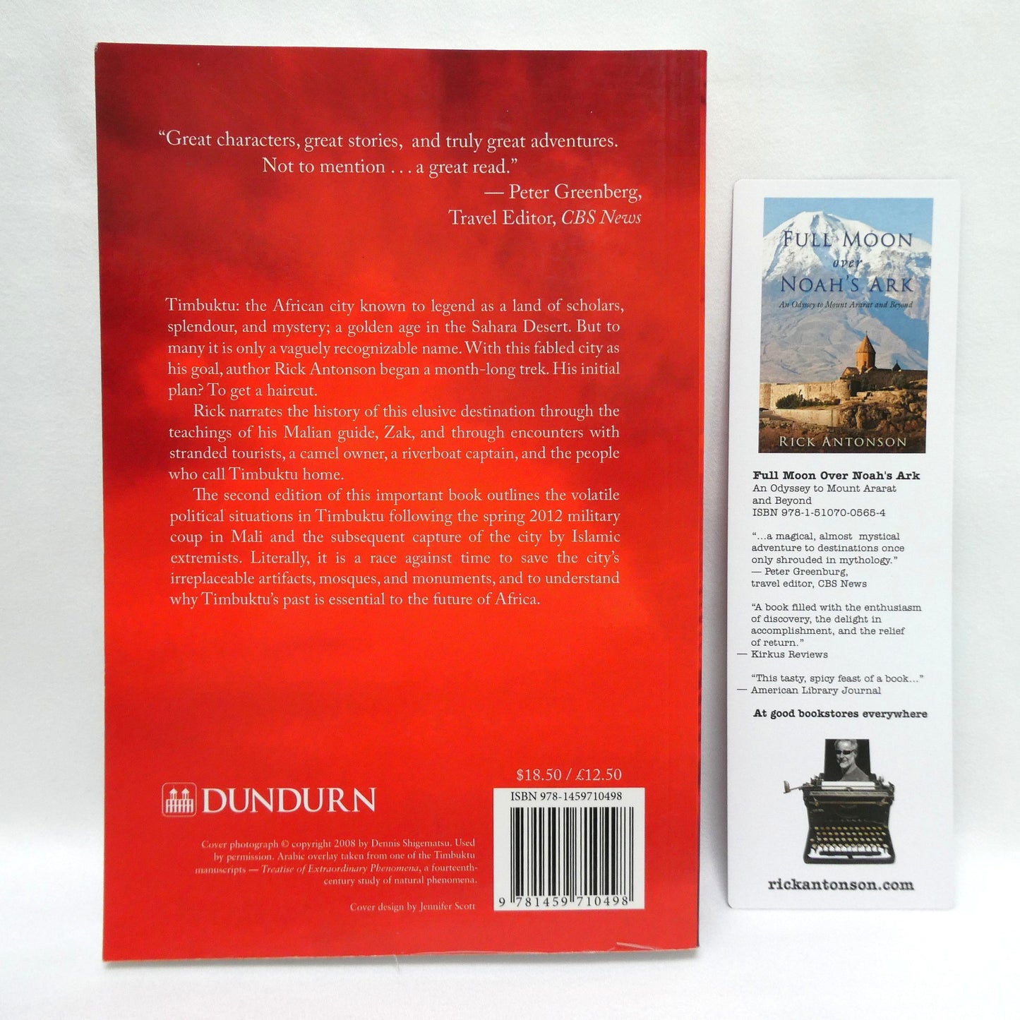 TO TIMBUKTU FOR A HAIRCUT, A Journey Through West Africa, by Rick Antonson (1st Ed. SIGNED)