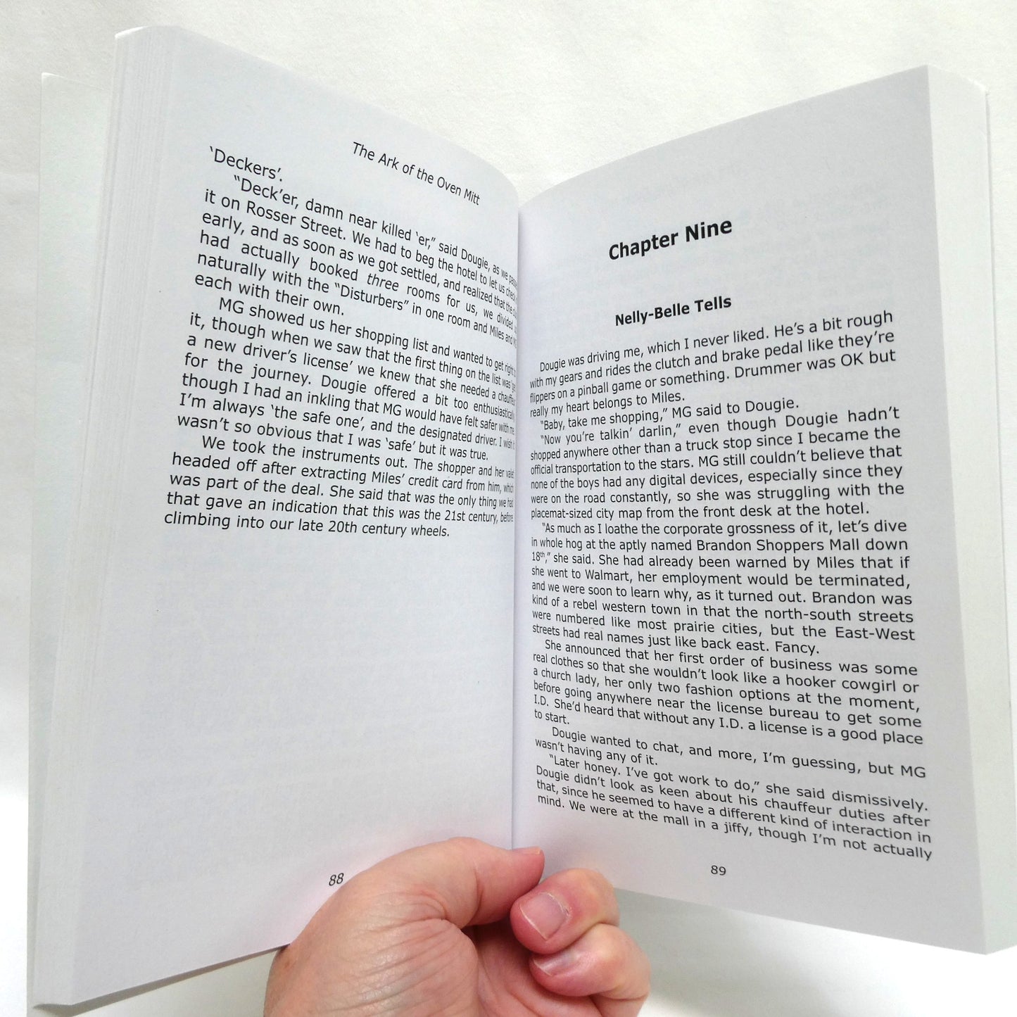 THE ARK OF THE OVEN MITT, It's a novel, it's an album, it's… by James Gordon (1st Ed. SIGNED)