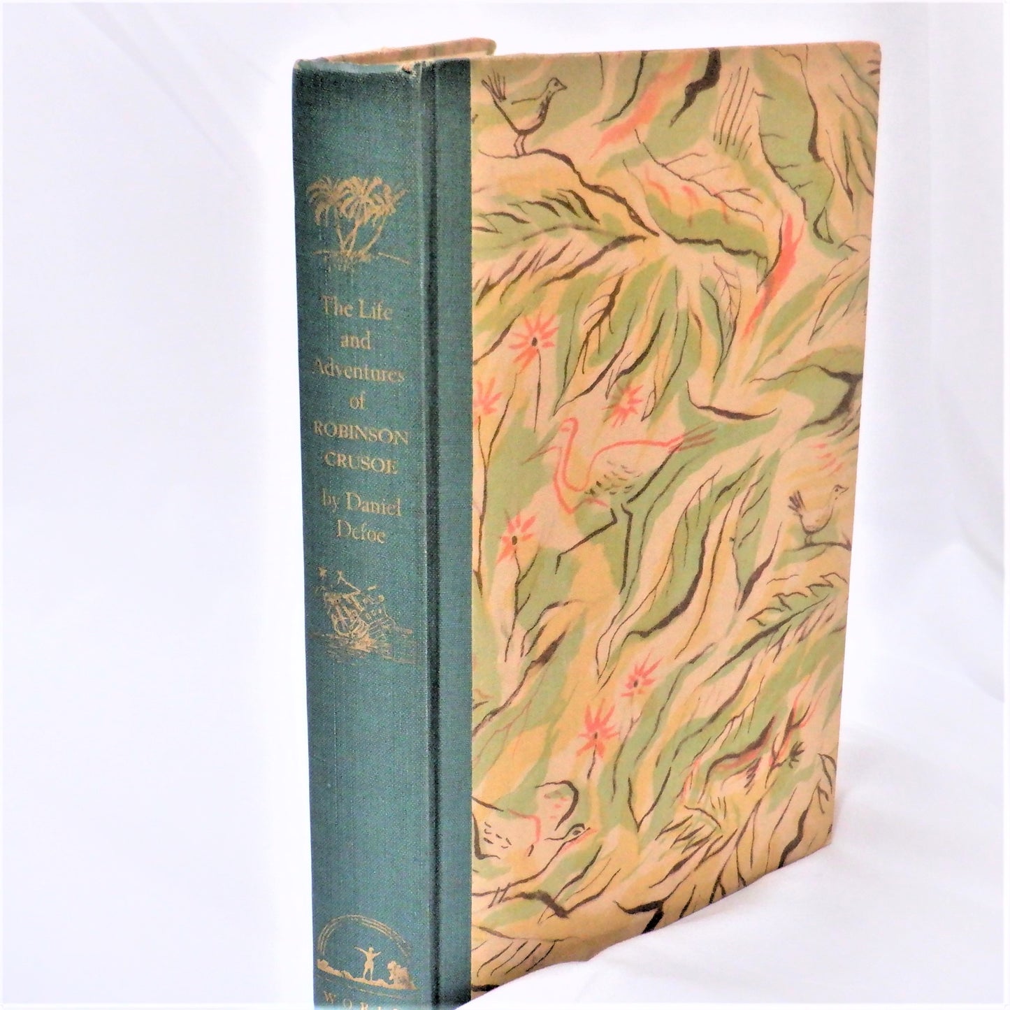 THE LIFE AND ADVENTURES OF ROBINSON CRUSOE, by Daniel Defoe (1946 1st Ed.)