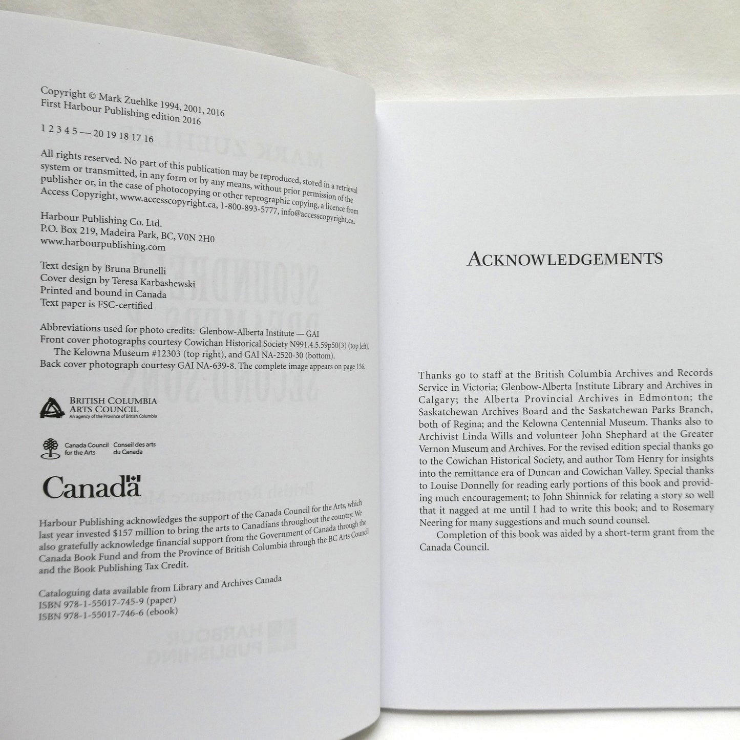SCOUNDRELS, DREAMERS and SECOND SONS, British Remittance Men in the Canadian West, by Mark Zuehlke (1st Ed. SIGNED)