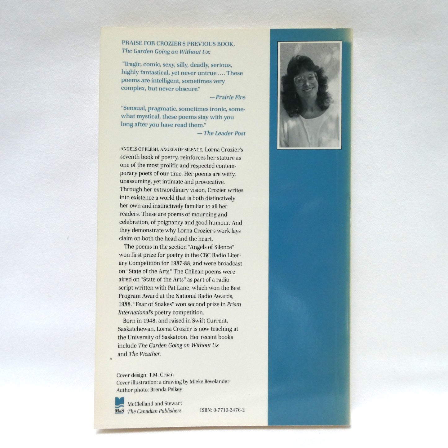 ANGELS OF FLESH, ANGELS OF SILENCE, Poetry by Lorna Crozier (1st Ed. SIGNED)