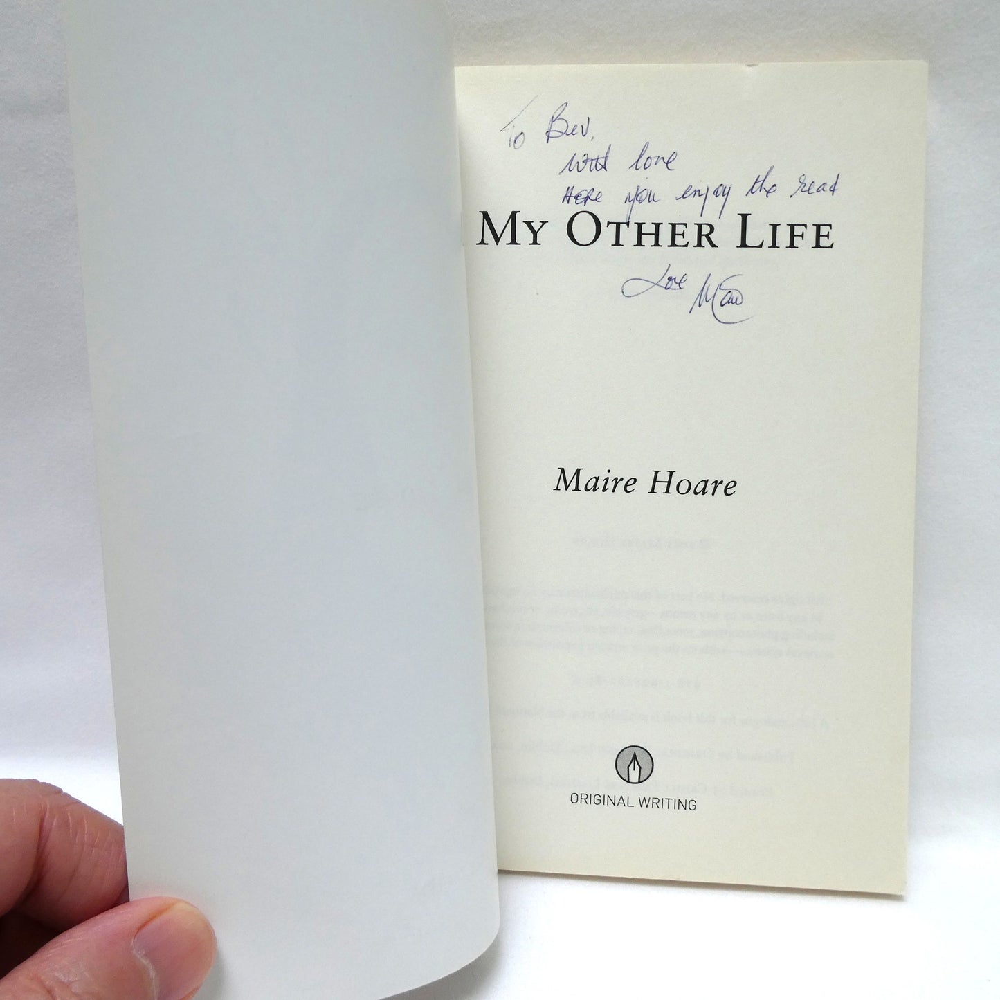MY OTHER LIFE, A Life Story by Maire Hoare (1st Ed. SIGNED)