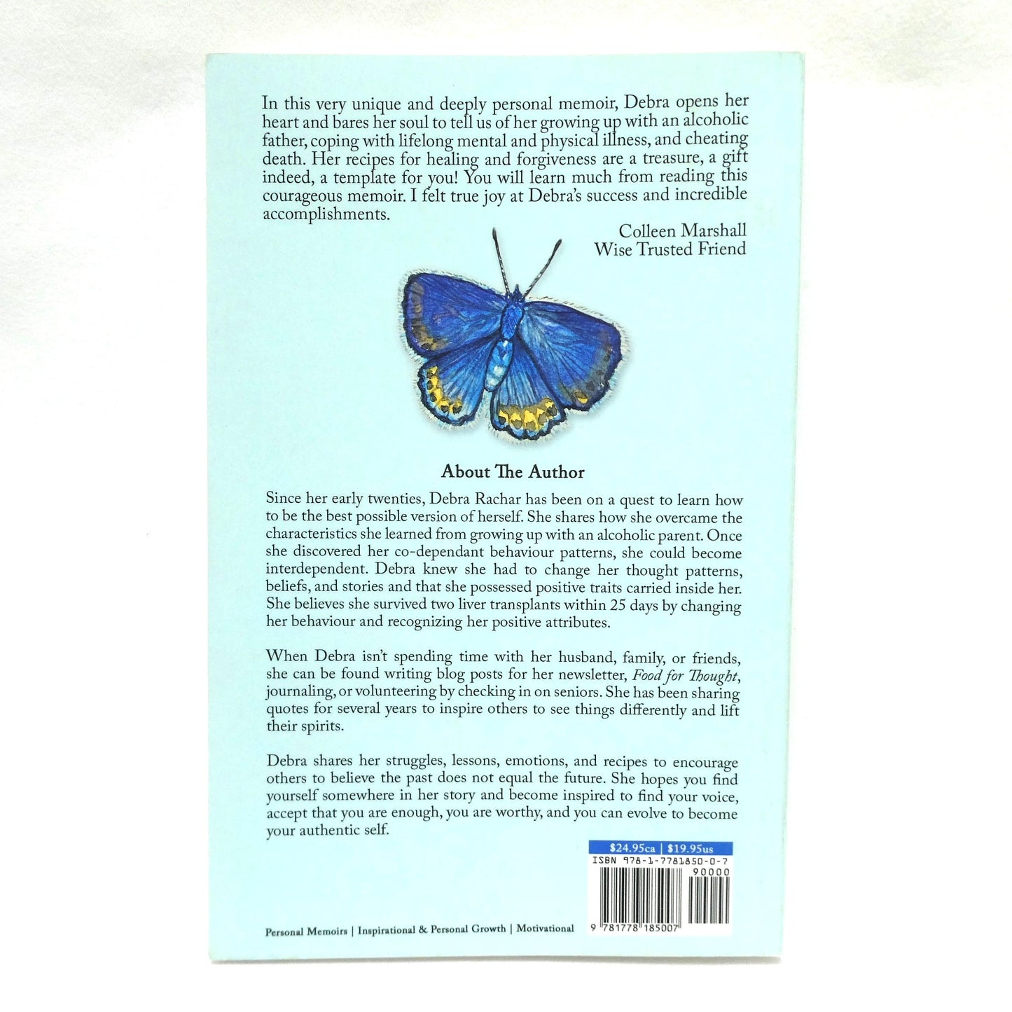 EVOLVING TO BE ME, Kissing Death and Trusting Myself, by Debra Rachar (1st Ed. SIGNED)
