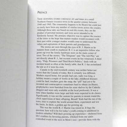 RUN OF THE TOWN, Stories of an Unfettered Youth, by Terrence Rundle West (1st Ed. SIGNED)
