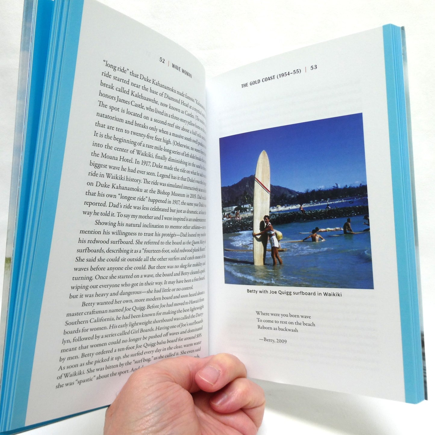 WAVE WOMAN, The Life and Struggles of a Surfing Pioneer, by Vicky Heldreich Durand (1st Ed. SIGNED)