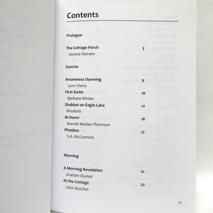 FROM THE COTTAGE PORCH, An Anthology Edited by Jessica Outram and Ewa Krynski (1st Ed. SIGNED)