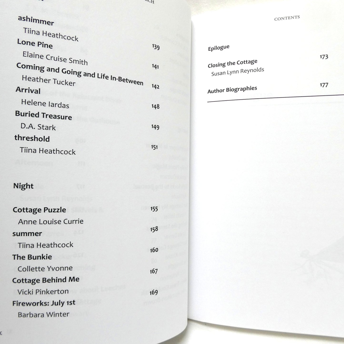 FROM THE COTTAGE PORCH, An Anthology Edited by Jessica Outram and Ewa Krynski (1st Ed. SIGNED)