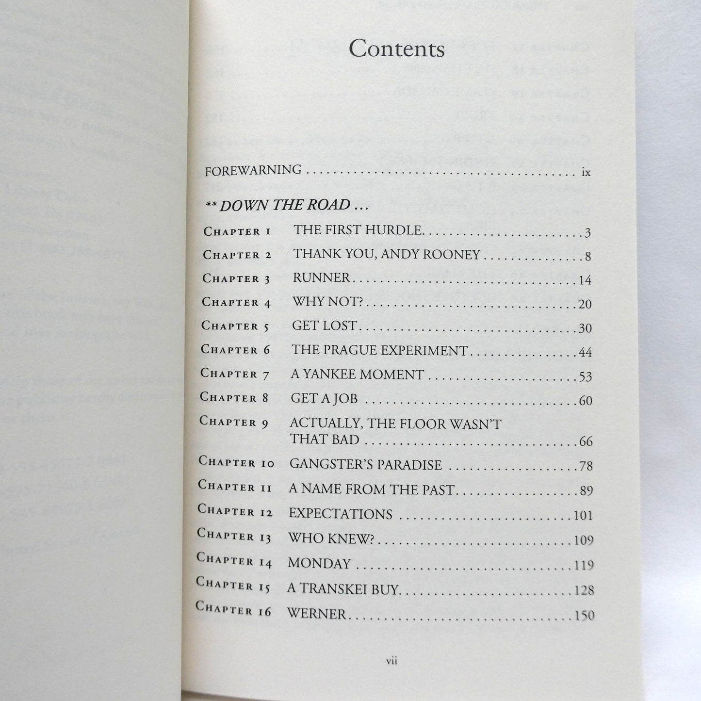 THROUGH TRAVEL AND ERROR, Confessions of An Asylum-Seeking Canadian, by Matt Hamilton (1st Ed. SIGNED)