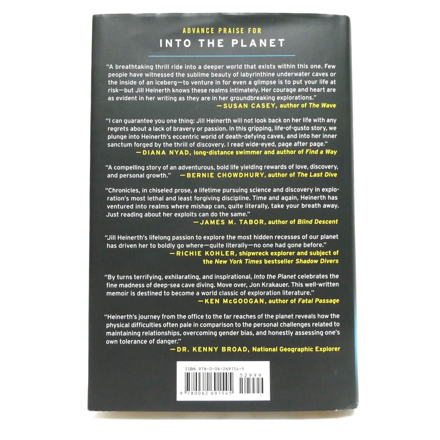 INTO THE PLANET, My Life as a Cave Diver, by Jill Heinerth (1st Ed. SIGNED)
