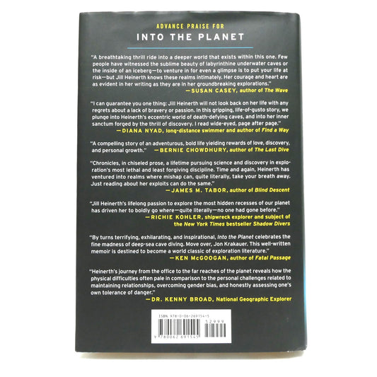 INTO THE PLANET, My Life as a Cave Diver, by Jill Heinerth (1st Ed. SIGNED)