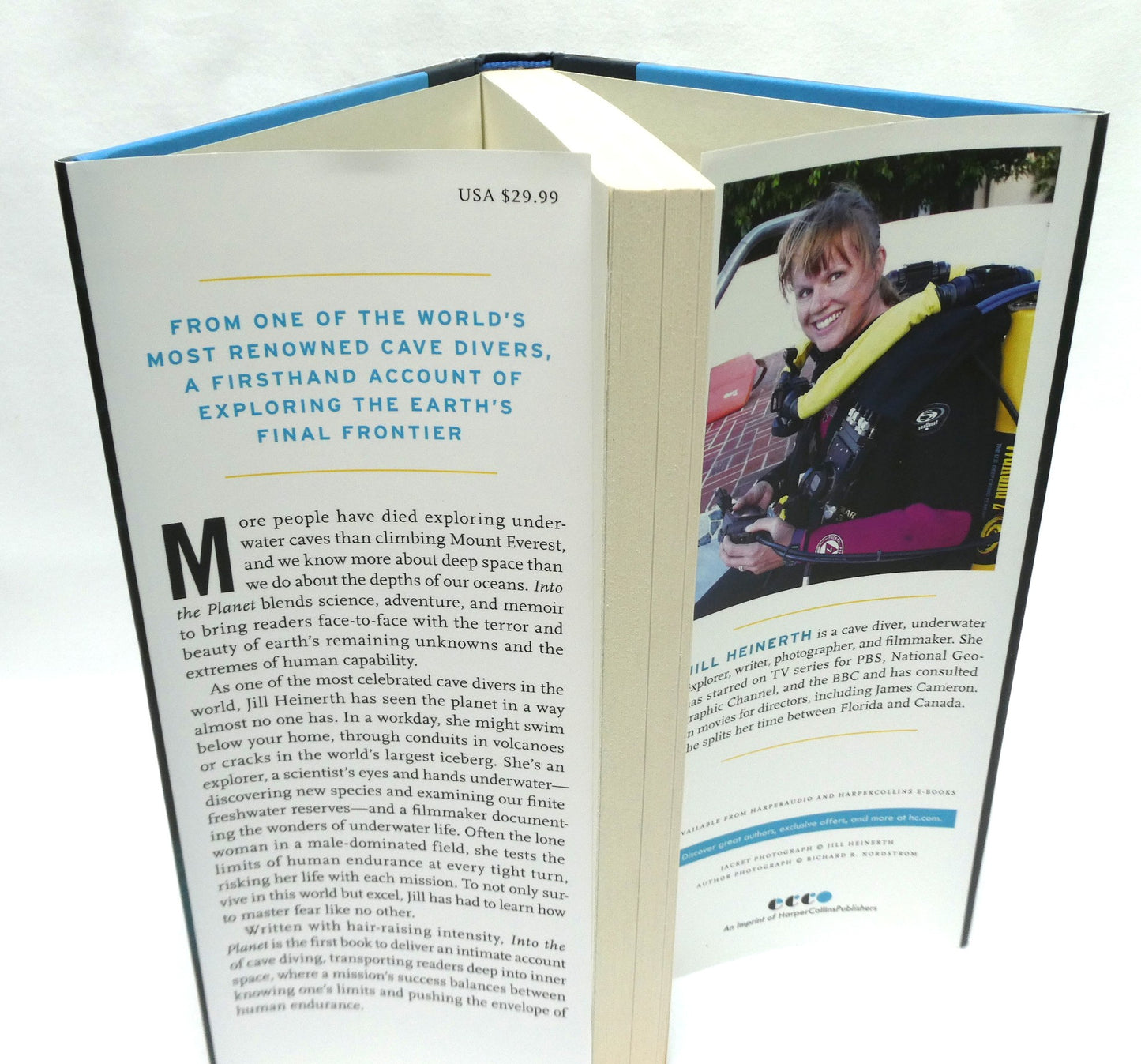 INTO THE PLANET, My Life as a Cave Diver, by Jill Heinerth (1st Ed. SIGNED)