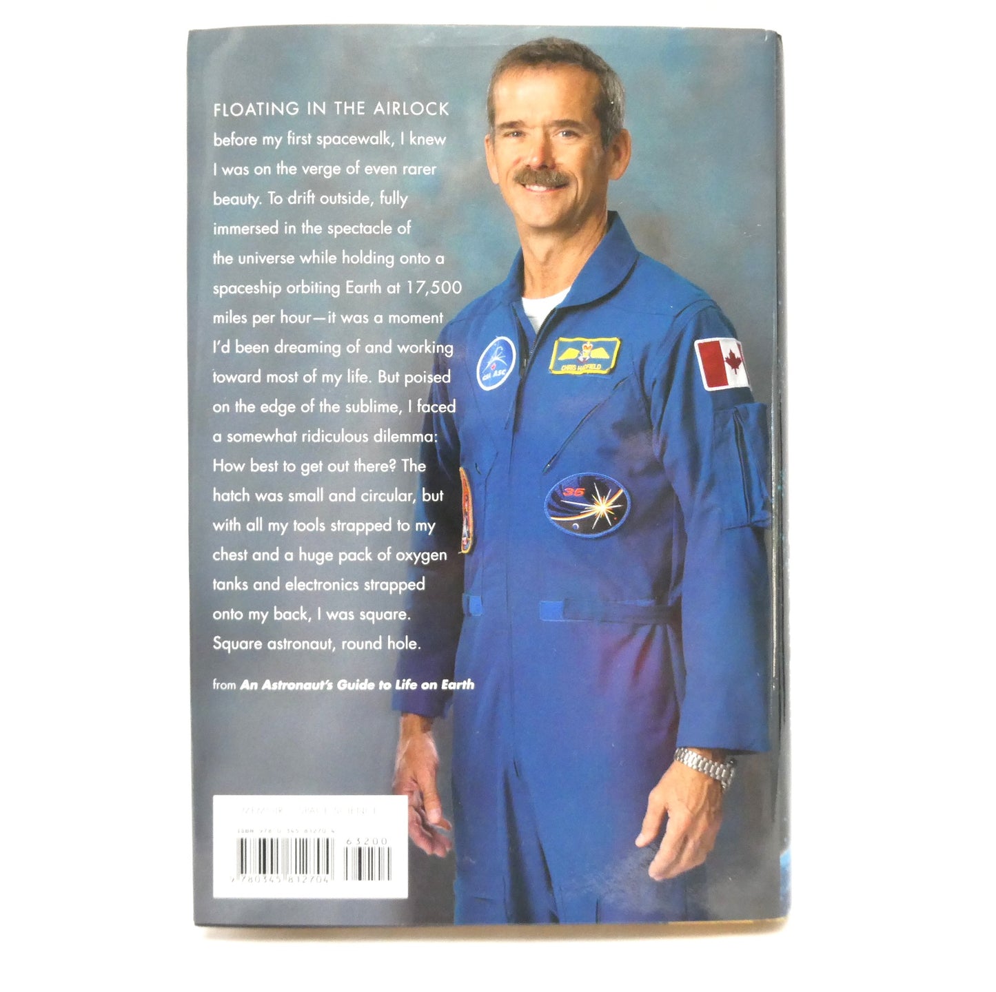 AN ASTRONAUT'S GUIDE TO LIFE ON EARTH, by Chris Hadfield (1st Ed. SIGNED)