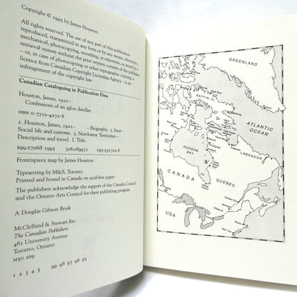 CONFESSIONS OF AN IGLOO DWELLER, The Story of the Man Who Brought Inuit Art to the Outside World, by James Houston  (1st Ed. SIGNED)