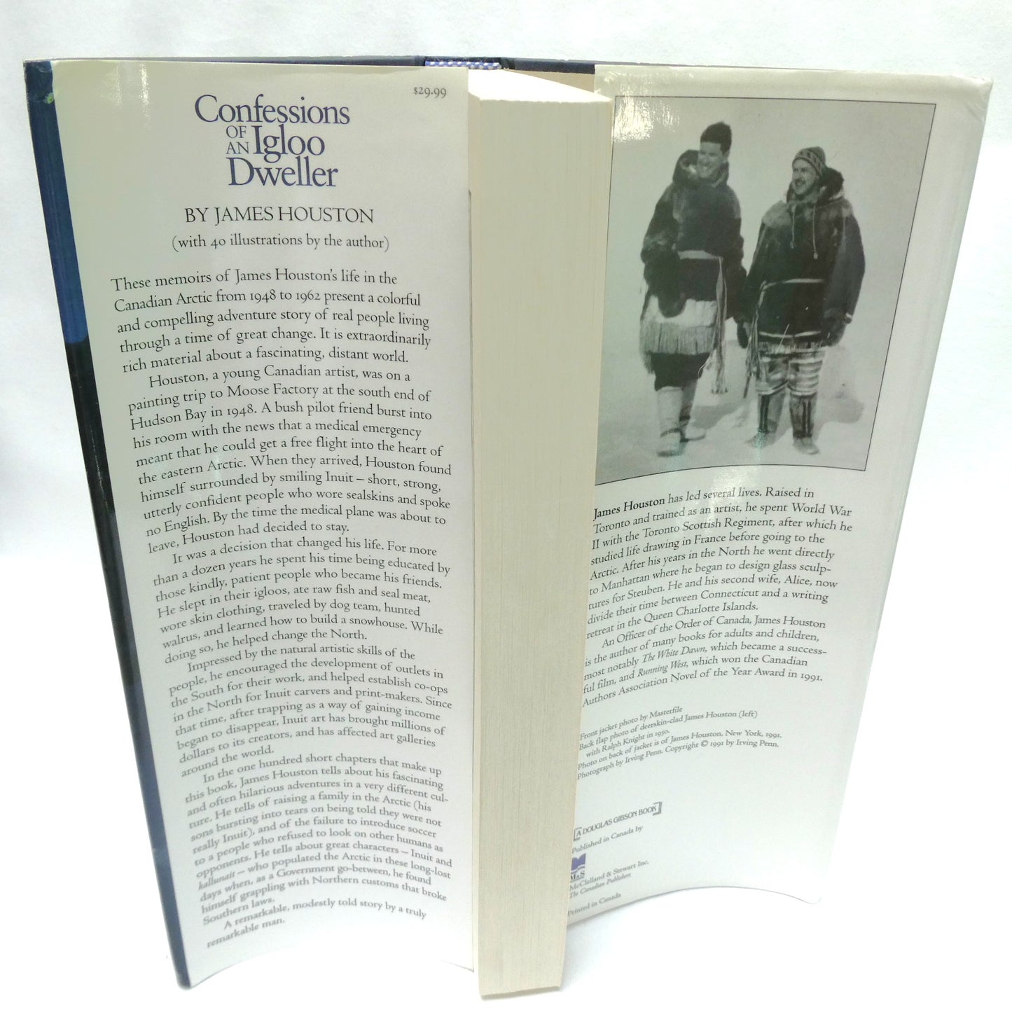CONFESSIONS OF AN IGLOO DWELLER, The Story of the Man Who Brought Inuit Art to the Outside World, by James Houston  (1st Ed. SIGNED)