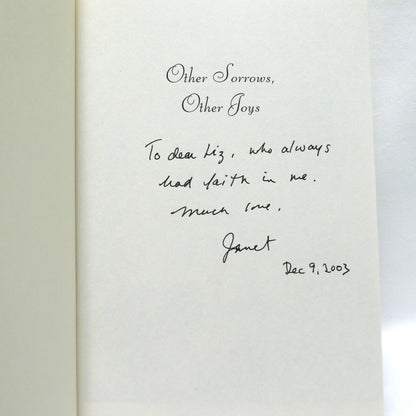 OTHER SORROWS, OTHER JOYS, The Marriage of Catherine Sophia Boucher and William Blake, A Novel by Janet Warner (1st Ed. SIGNED)