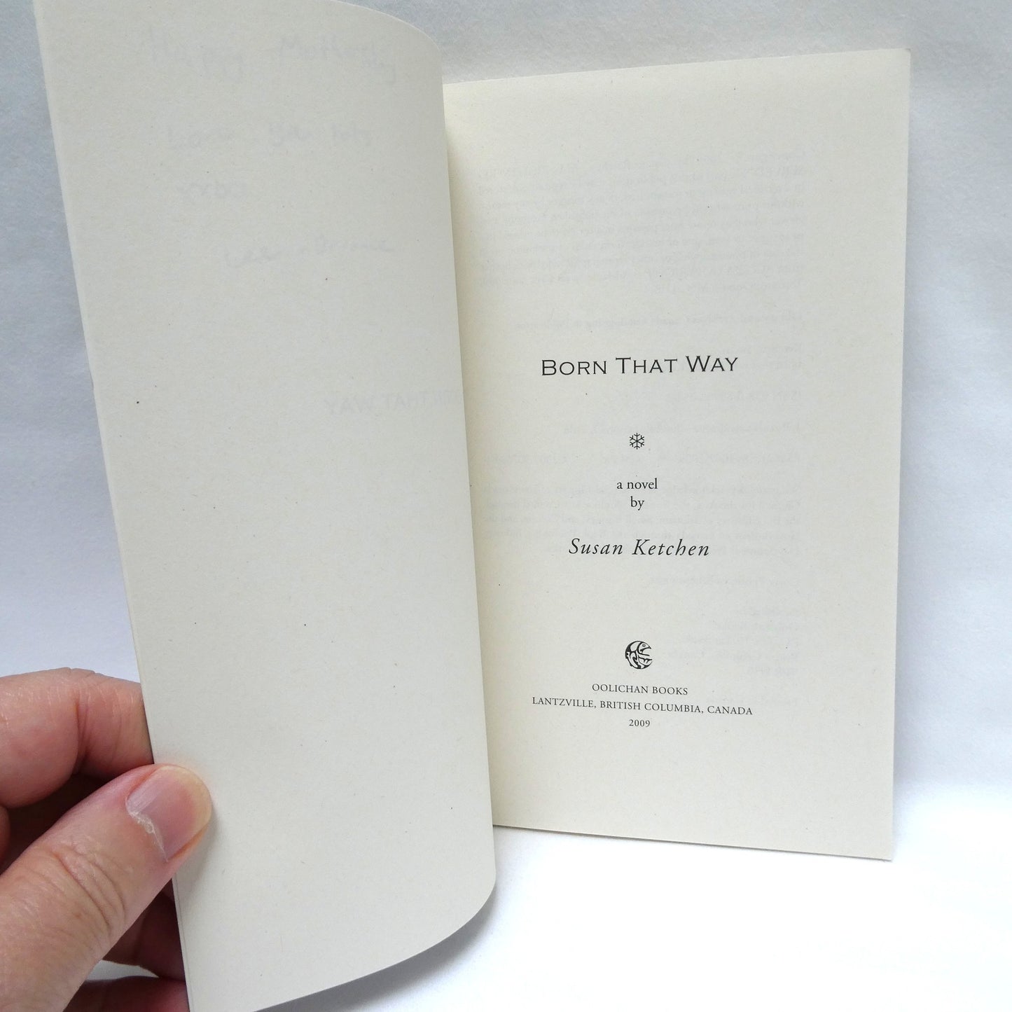 BORN THAT WAY, A Young Readers Novel by Susan Ketchen (2009 1st Ed.)
