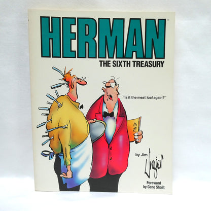 HERMAN, THE SIXTH TREASURY, by Jim Unger (1988 1st Ed.)