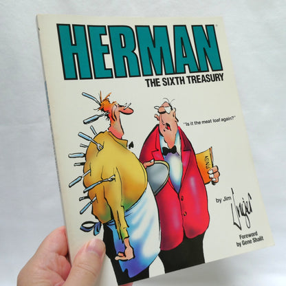 HERMAN, THE SIXTH TREASURY, by Jim Unger (1988 1st Ed.)