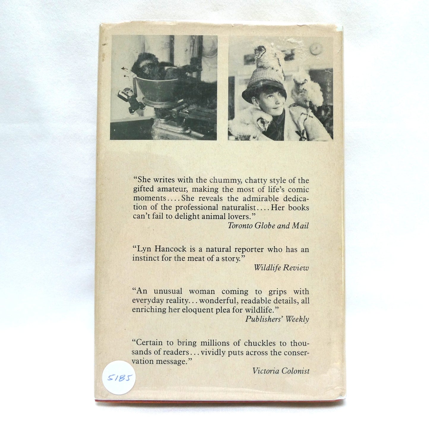 AN APE CAME OUT OF MY HATBOX, The Story of Gypsy, A Gibbon, by Lyn Hancock (1st Ed. SIGNED)