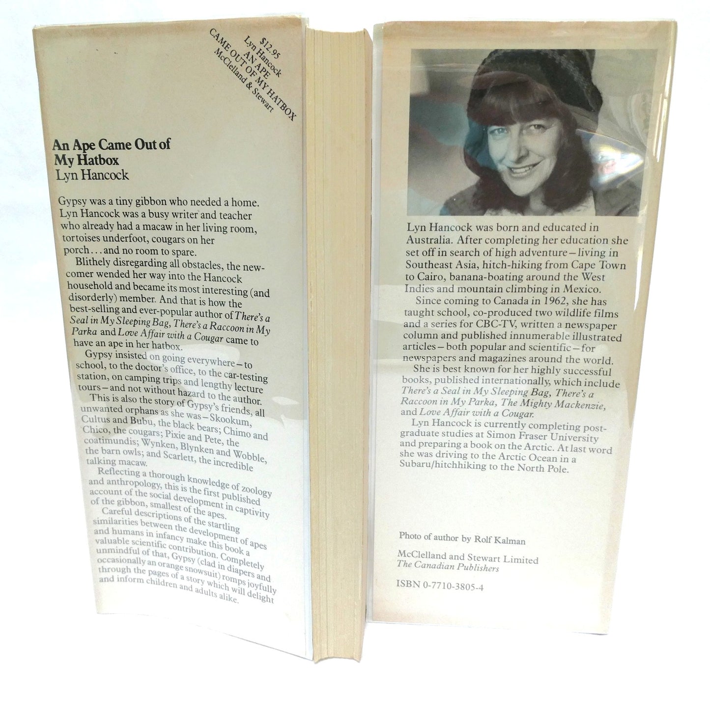 AN APE CAME OUT OF MY HATBOX, The Story of Gypsy, A Gibbon, by Lyn Hancock (1st Ed. SIGNED)