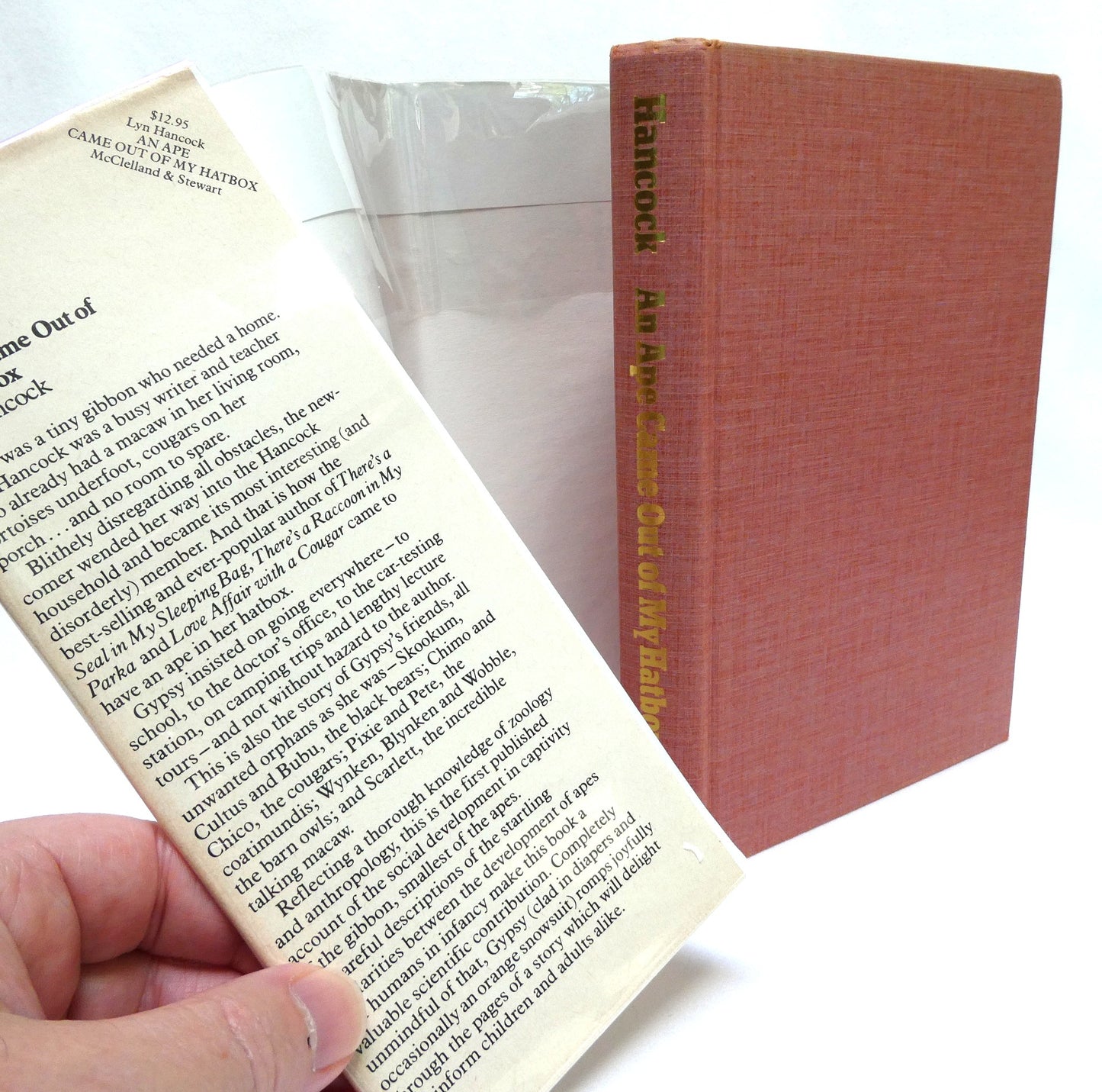 AN APE CAME OUT OF MY HATBOX, The Story of Gypsy, A Gibbon, by Lyn Hancock (1st Ed. SIGNED)
