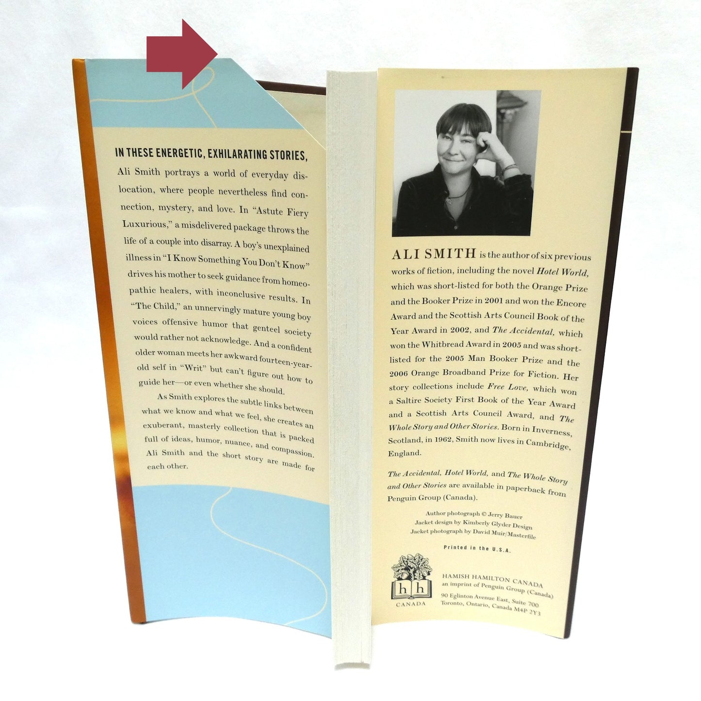 THE FIRST PERSON and Other Stories, by Ali Smith (1st Ed. SIGNED)