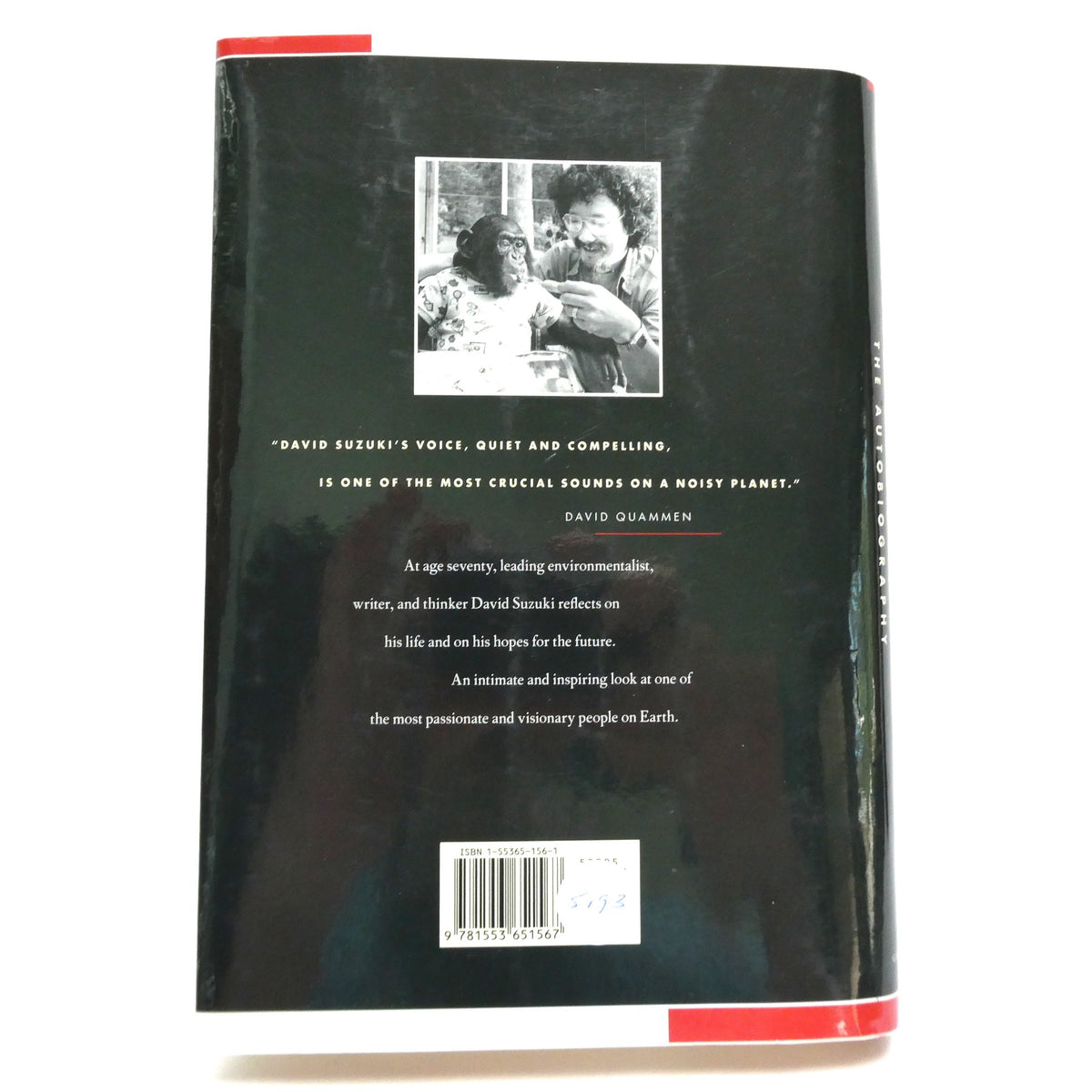 DAVID SUZUKI, The Autobiography by David Suzuki (1st Ed. SIGNED)