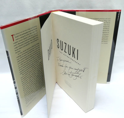 DAVID SUZUKI, The Autobiography by David Suzuki (1st Ed. SIGNED)