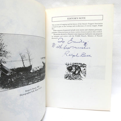 FUR, THE TRADE THAT PUT UPPER CANADA ON THE MAP, by Ralph Bice (1st Ed. SIGNED)