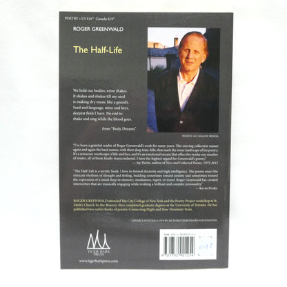 THE HALF-LIFE, Poetry by Roger Greenwald (1st Ed. SIGNED)
