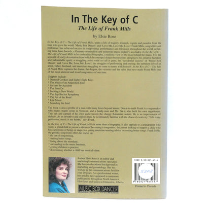 IN THE KEY OF C, The Life of Frank Mills, Biography by Elsie Rose (1st Ed. SIGNED)