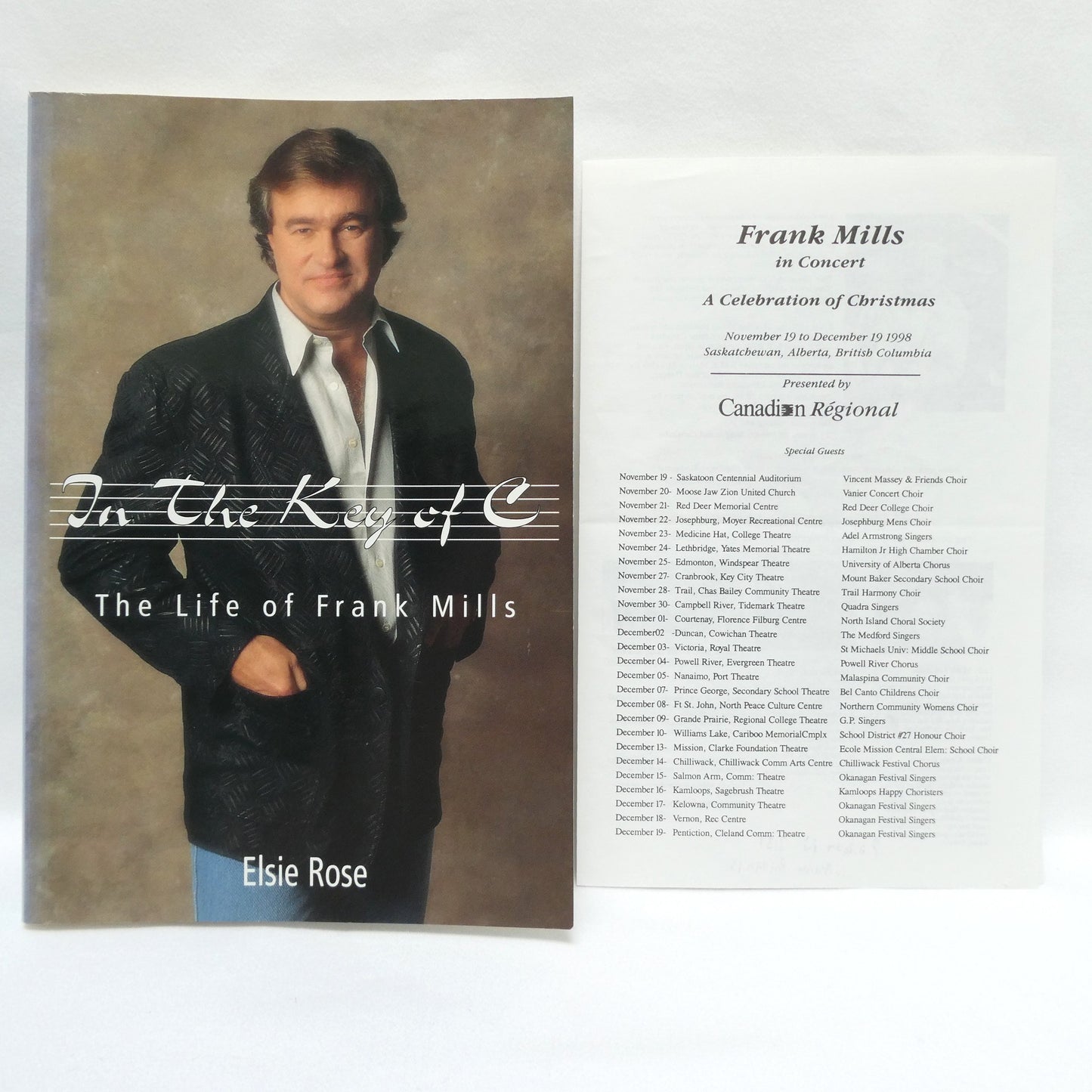 IN THE KEY OF C, The Life of Frank Mills, Biography by Elsie Rose (1st Ed. SIGNED)