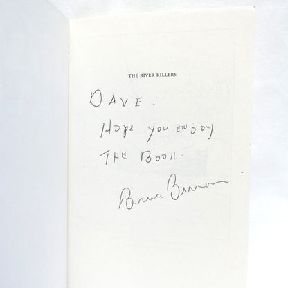 THE RIVER KILLERS, A Thriller Novel by Bruce Burrows (1st Ed. SIGNED)