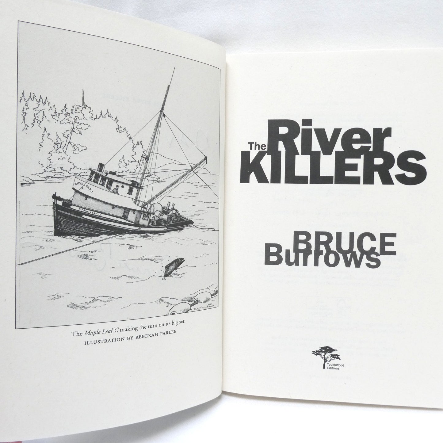 THE RIVER KILLERS, A Thriller Novel by Bruce Burrows (1st Ed. SIGNED)
