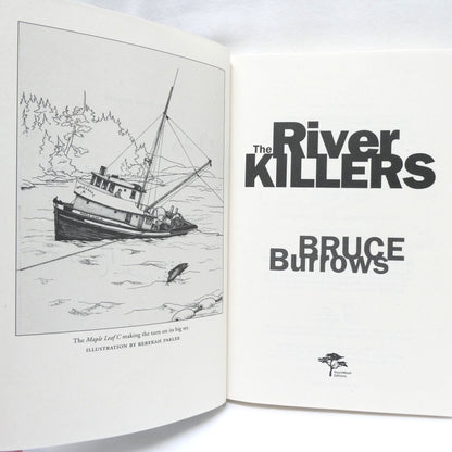 THE RIVER KILLERS, A Thriller Novel by Bruce Burrows (1st Ed. SIGNED)