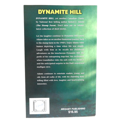 DYNAMITE HILLS, Short Stories by Robert J. Adams (1st Ed. SIGNED)
