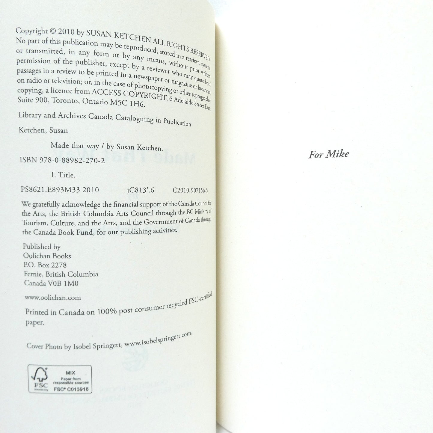 MADE THAT WAY, The Inspiring Sequel by Susan Ketchen (1st Ed. SIGNED)