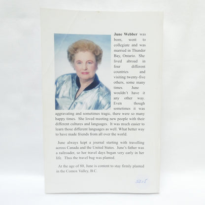 THE JOURNAL OF AN EXTERNAL WIFE, by June Webber (1st Ed. SIGNED)