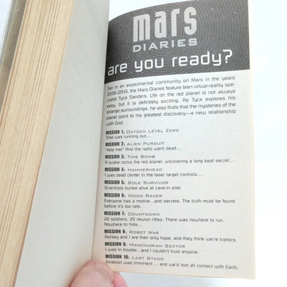 MARS DIARIES, LAST STAND MISSION 10, by Sigmund Brouwer (1st Ed. SIGNED)