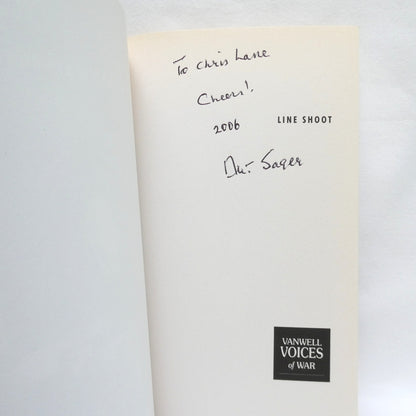 LINE SHOOT, Diary of a Fighter Pilot, by Arthur Sager (1st Ed. SIGNED)