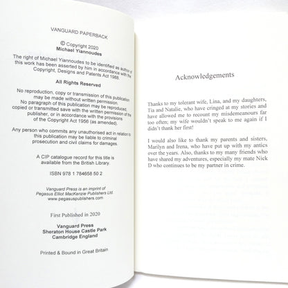 DODGY MIKE, The True Adventures of a Cheeky Aussie Larrikin, by Michael Yiannoudes (1st Ed. SIGNED)