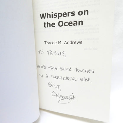 WHISPERS ON THE OCEAN, by Tracee M. Andrews (1st Ed. SIGNED)