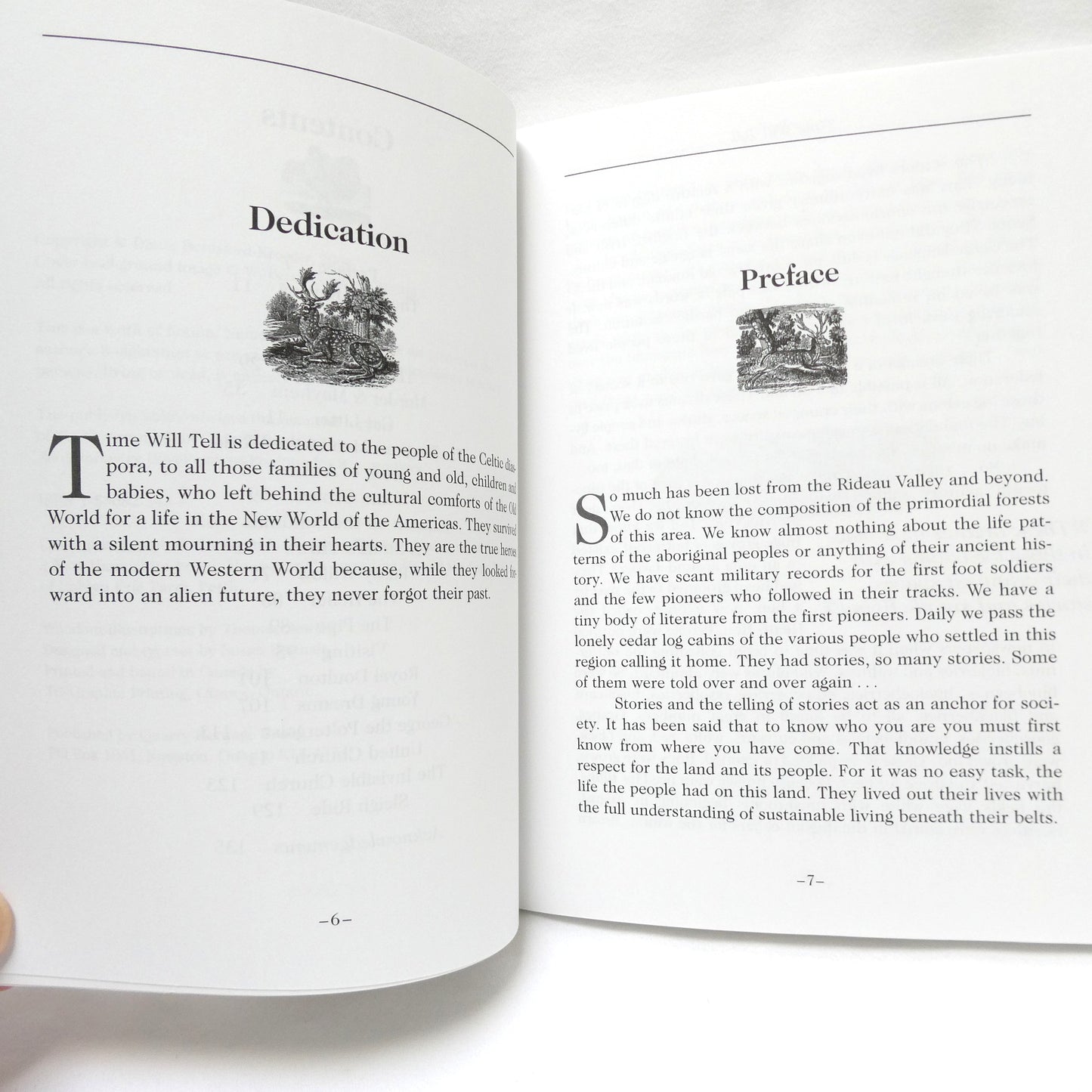 TIME WILL TELL, Stories of the Rideau Valley, by Diana Beresford-Kroeger (1st Ed. SIGNED)