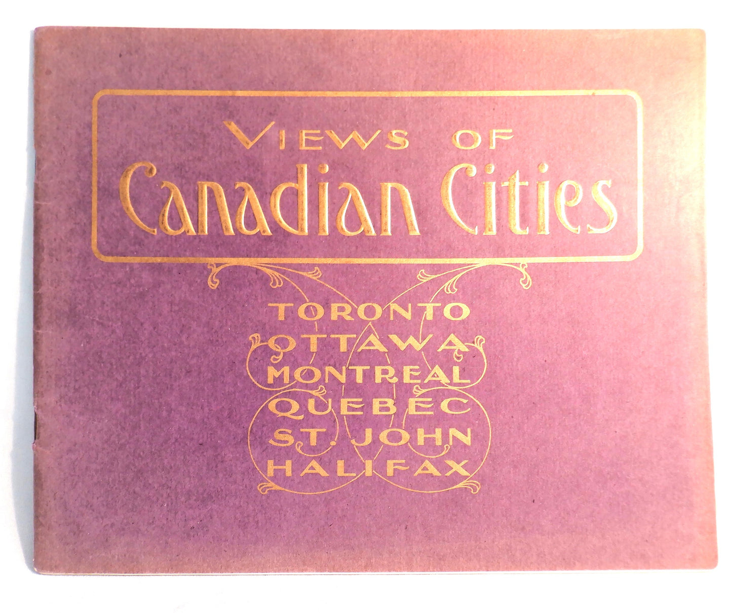 VIEWS OF CANADIAN CITIES, a Major Cities Antique Pictorial Book, 1905