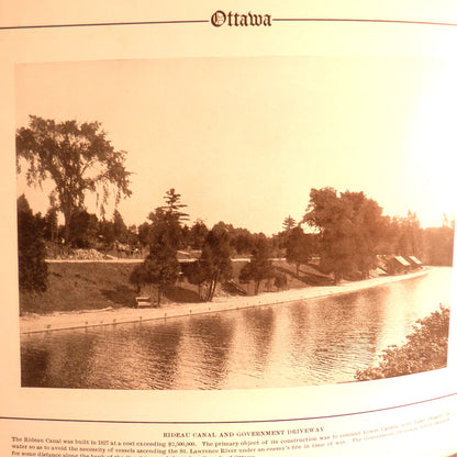 VIEWS OF CANADIAN CITIES, a Major Cities Antique Pictorial Book, 1905