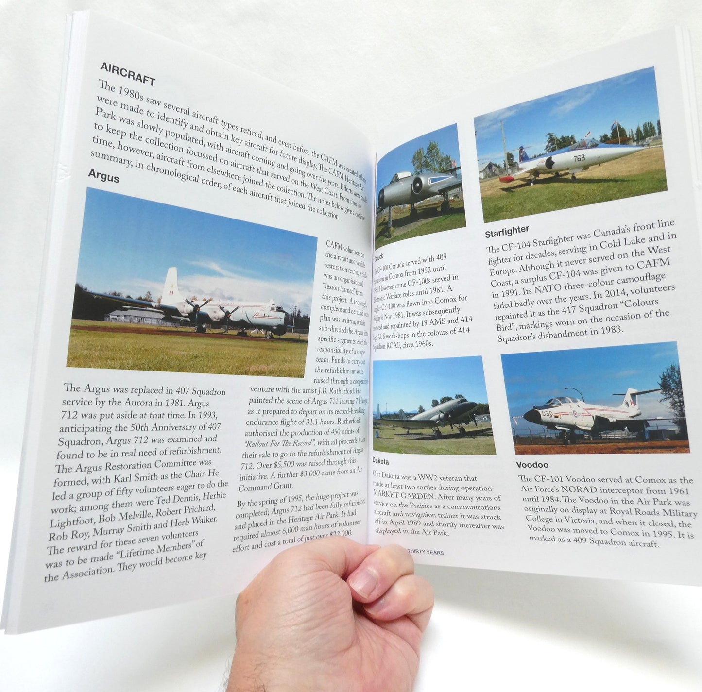 COMOX AIR FORCE MUSEUM, Our First Thirty Years, by Colonel (Ret) Jon Ambler OMM, CD (1st Ed. SIGNED)